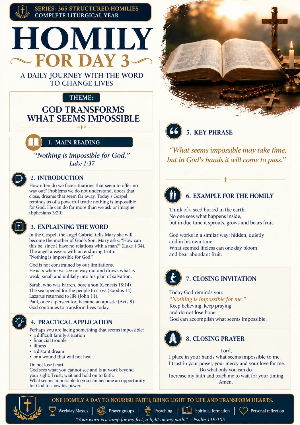 Homily resource preview